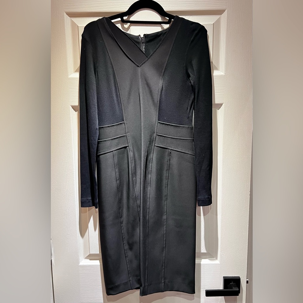 Marc Cain Black Dress with Subtle Stitching